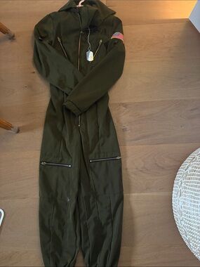 Girls Army Jumpsuit Costume